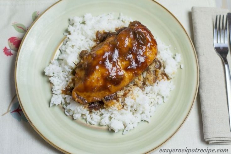Crock Pot BBQ Cranberry Chicken Recipe