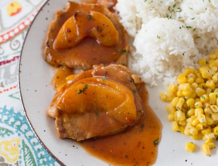 Crock Pot Spicy Peach Pork Chops Recipe