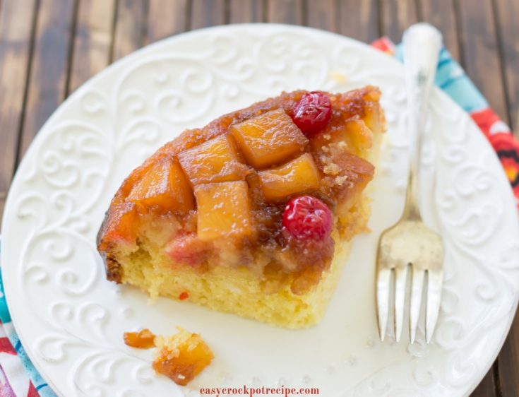 Crock Pot Pineapple Upside Down Cake Recipe